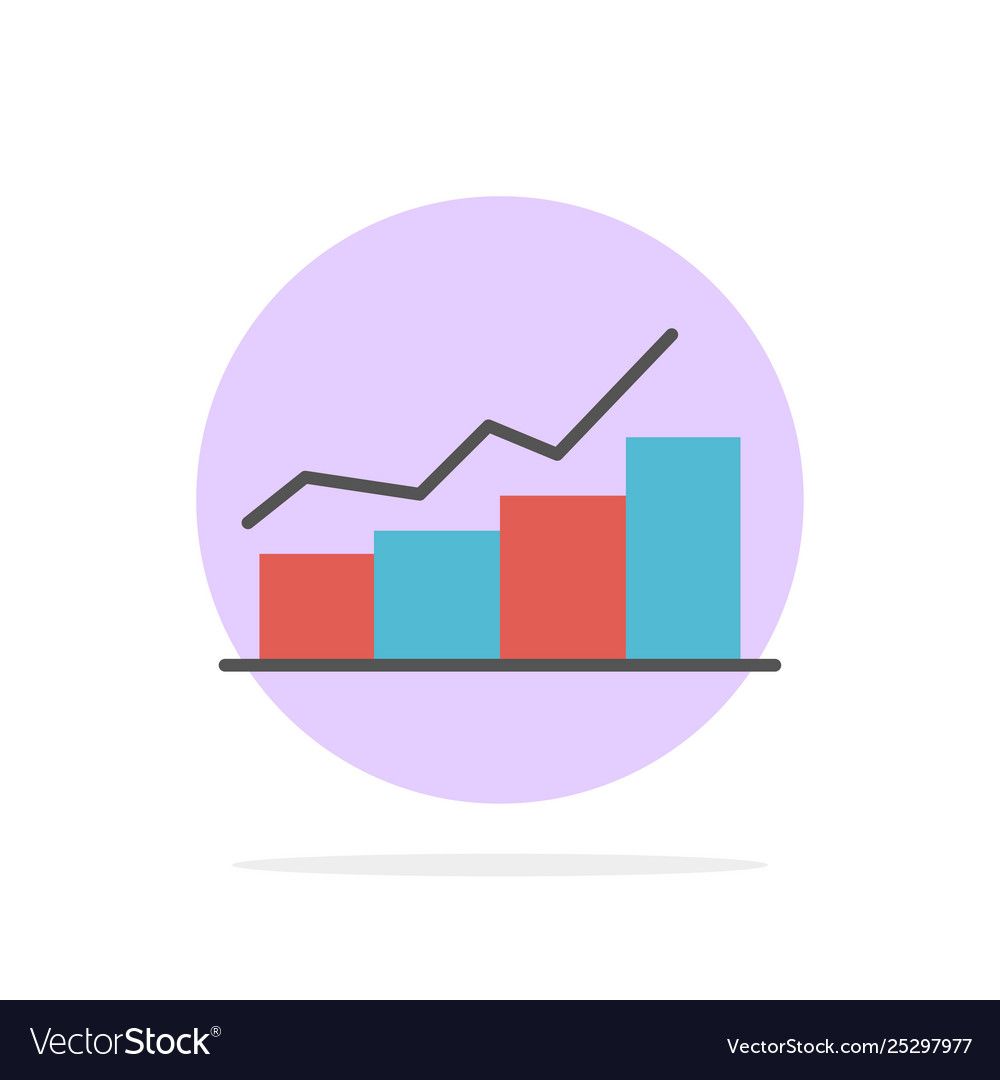 Growth chart flowchart graph increase progress vector image Growth chart flowchart graph increase progress