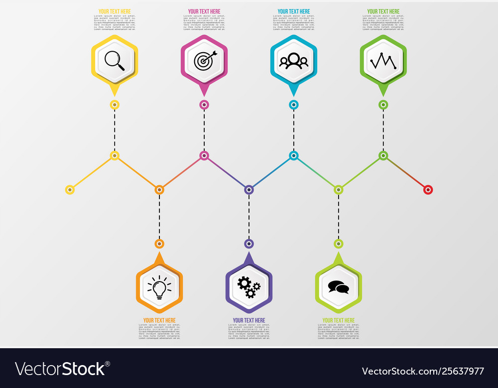 Infographic design template with options steps