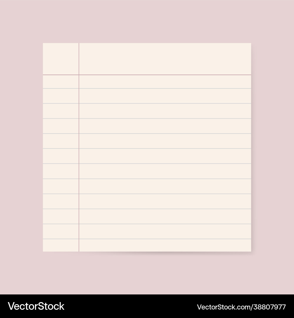 Lined Paper Pattern Royalty Free Vector Image - VectorStock