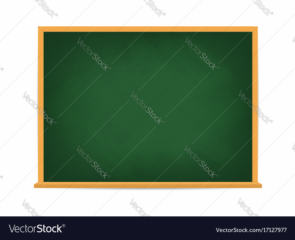 School board green blackboard dirty Royalty Free Vector