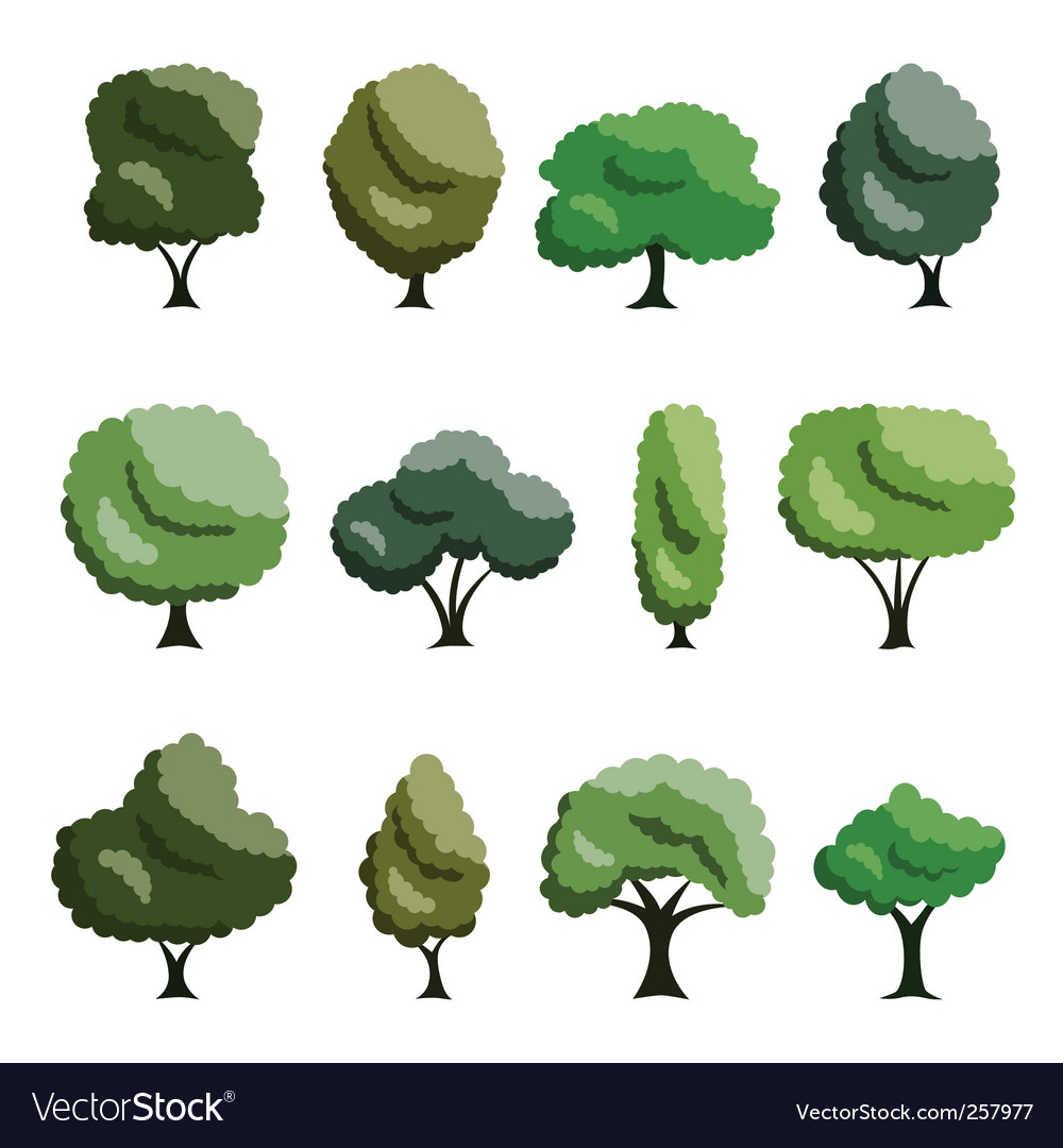 Tree Icon Set