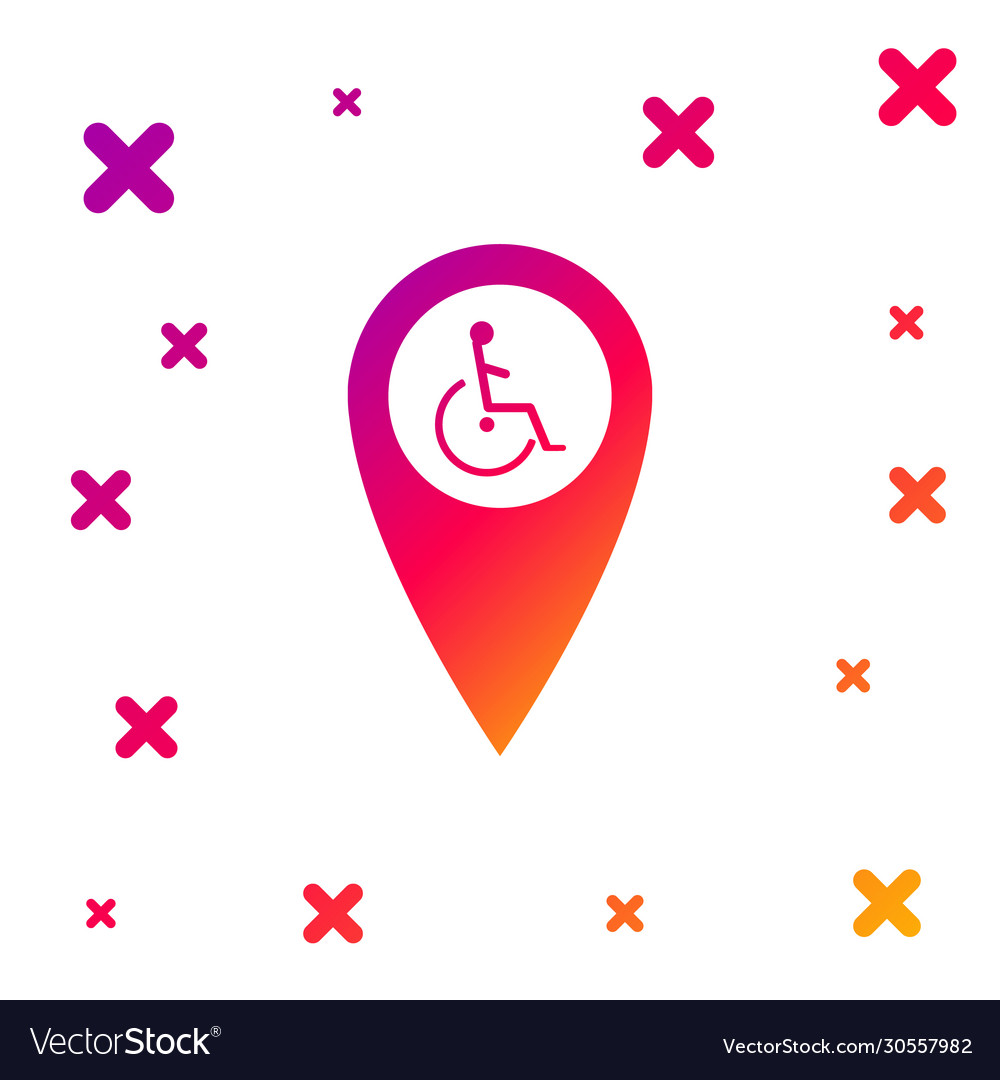Color disabled handicap in map pointer icon