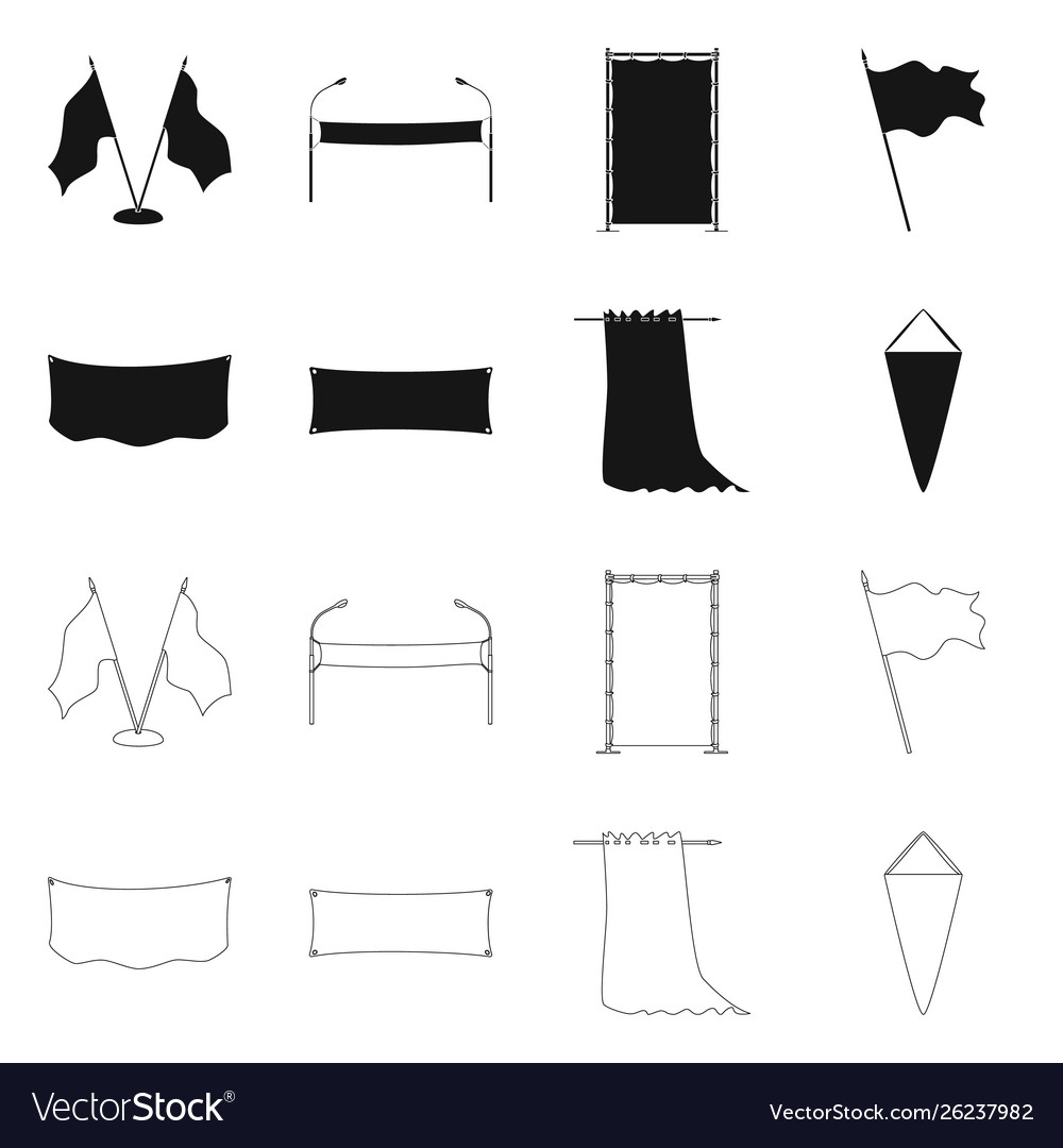 Isolated object texture and presentation symbol vector image Isolated object texture and presentation symbol