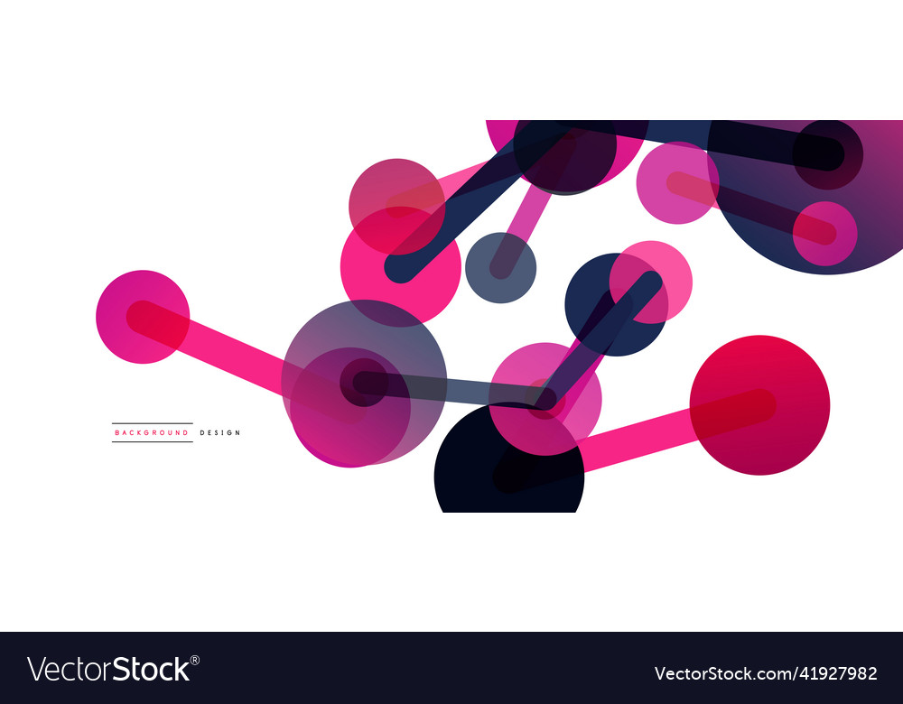 Network concept abstract background dots Vector Image Network concept abstract background dots
