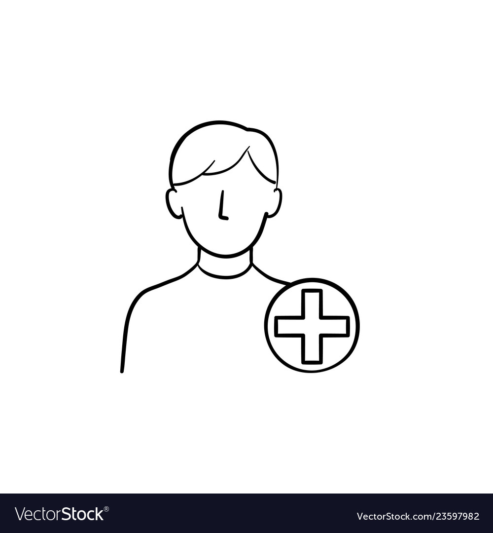 New User Add Icon - Doodle
