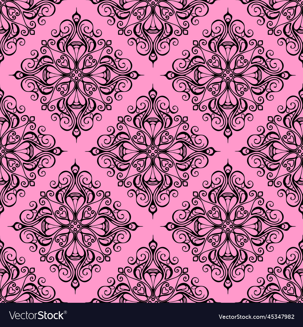 Seamless graphic pattern tile with abstract vector image Seamless graphic pattern tile with abstract