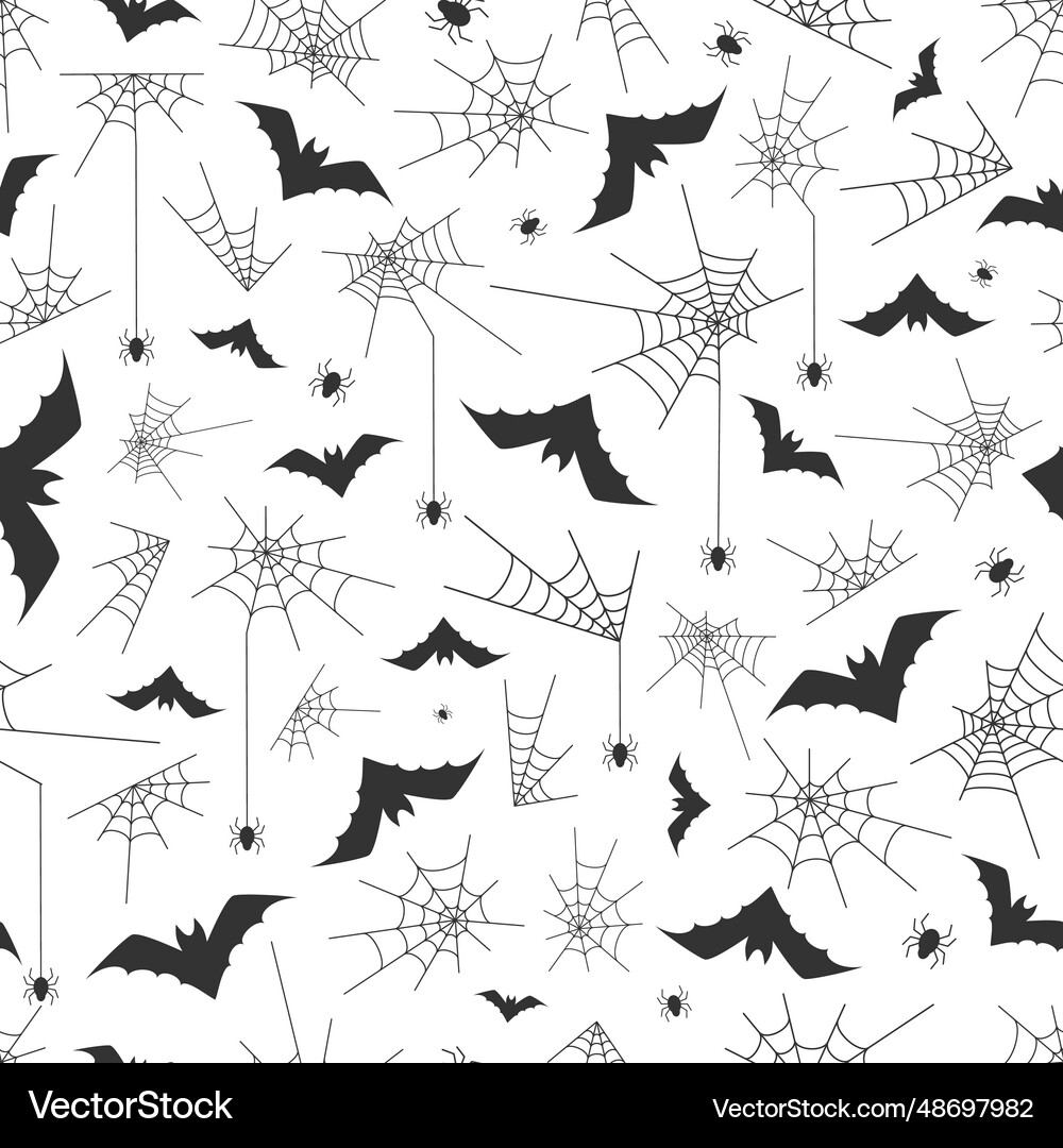 Seamless pattern for halloween Royalty Free Vector Image