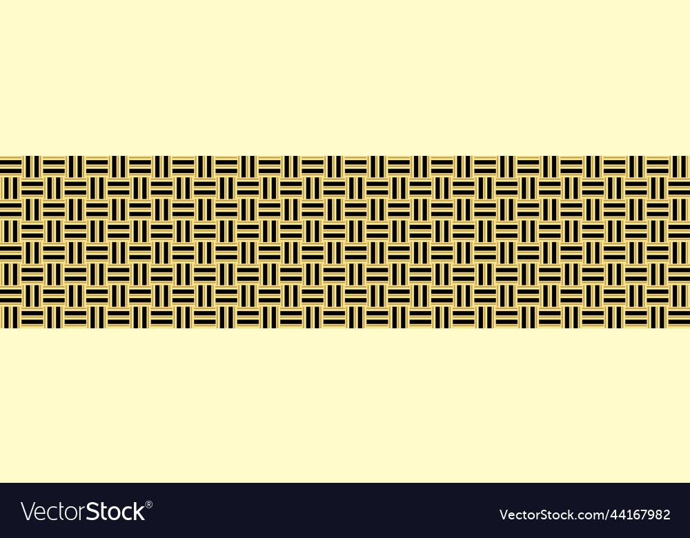 Seamless pattern of golden lines for textures vector image Seamless pattern of golden lines for textures