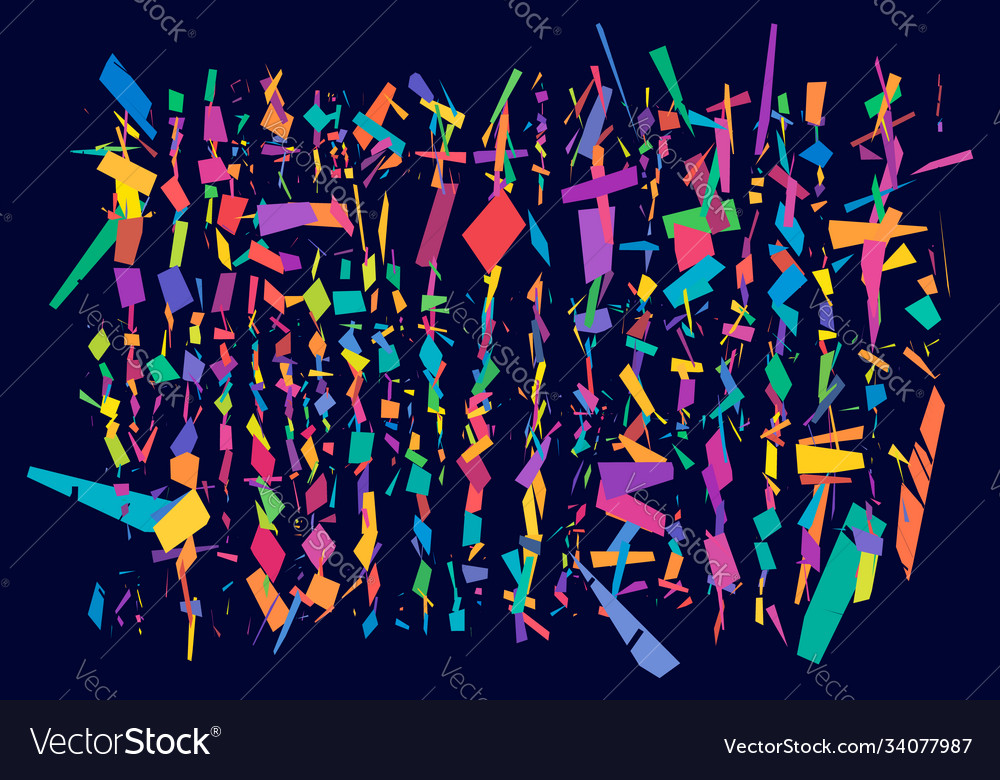 Abstract art - random geometry shapes generative vector image Abstract art - random geometry shapes generative