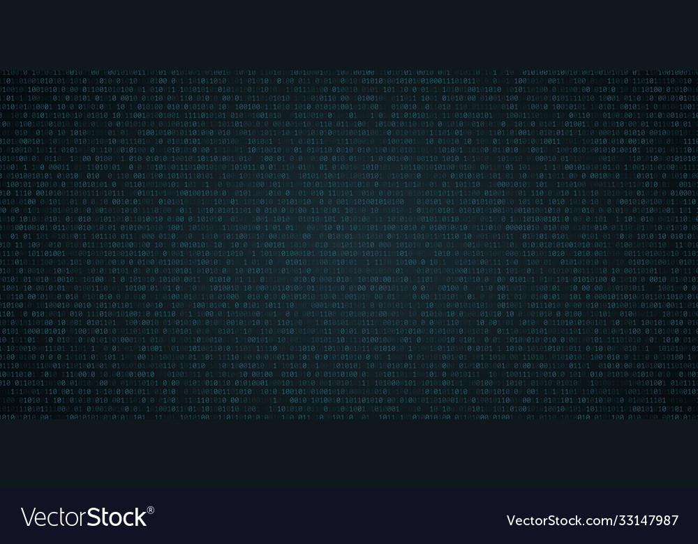 Background from binary code blue glow high