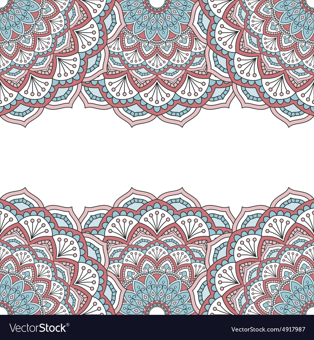 Floral oriental pattern