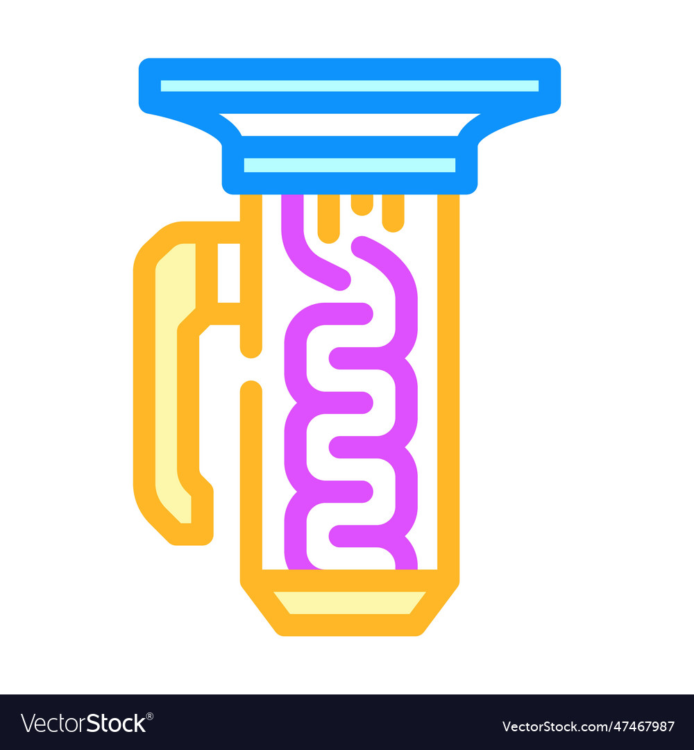 Scintillation detector nuclear energy color icon