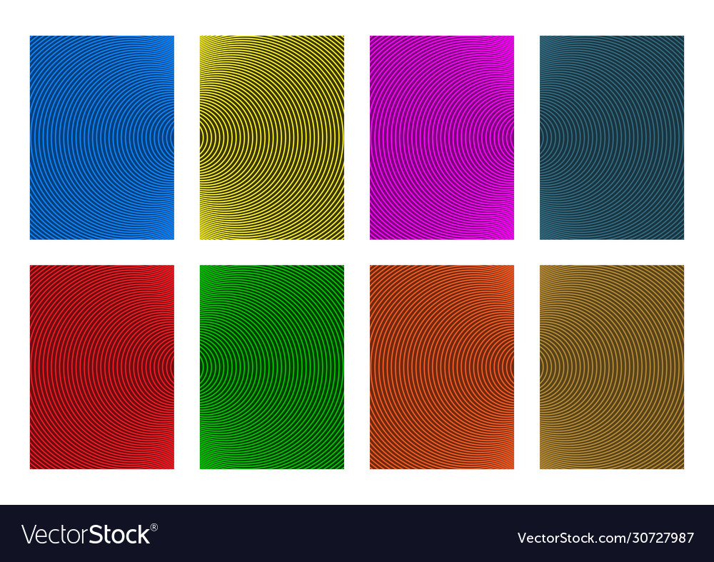 Set abstract background design templates vector image Set abstract background design templates