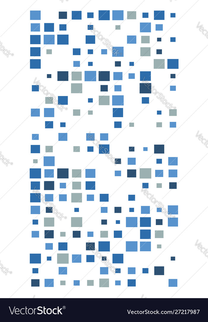 Squares pixelated block pixels random mosaic vector image Squares pixelated block pixels random mosaic