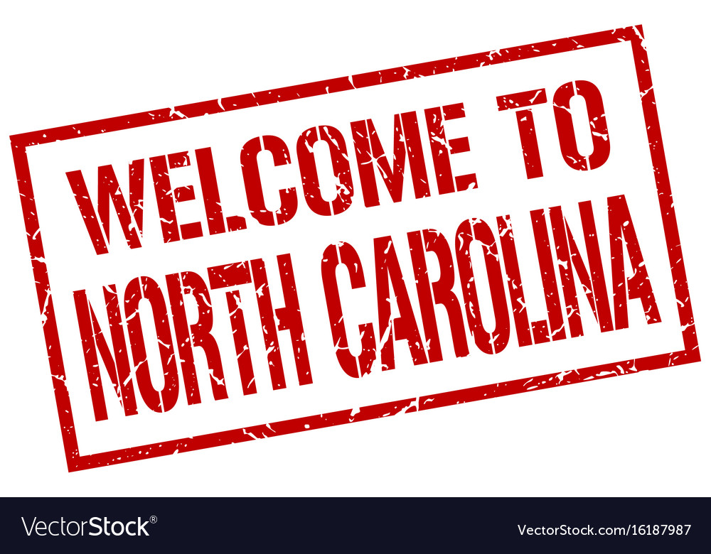 Welcome to north carolina stamp