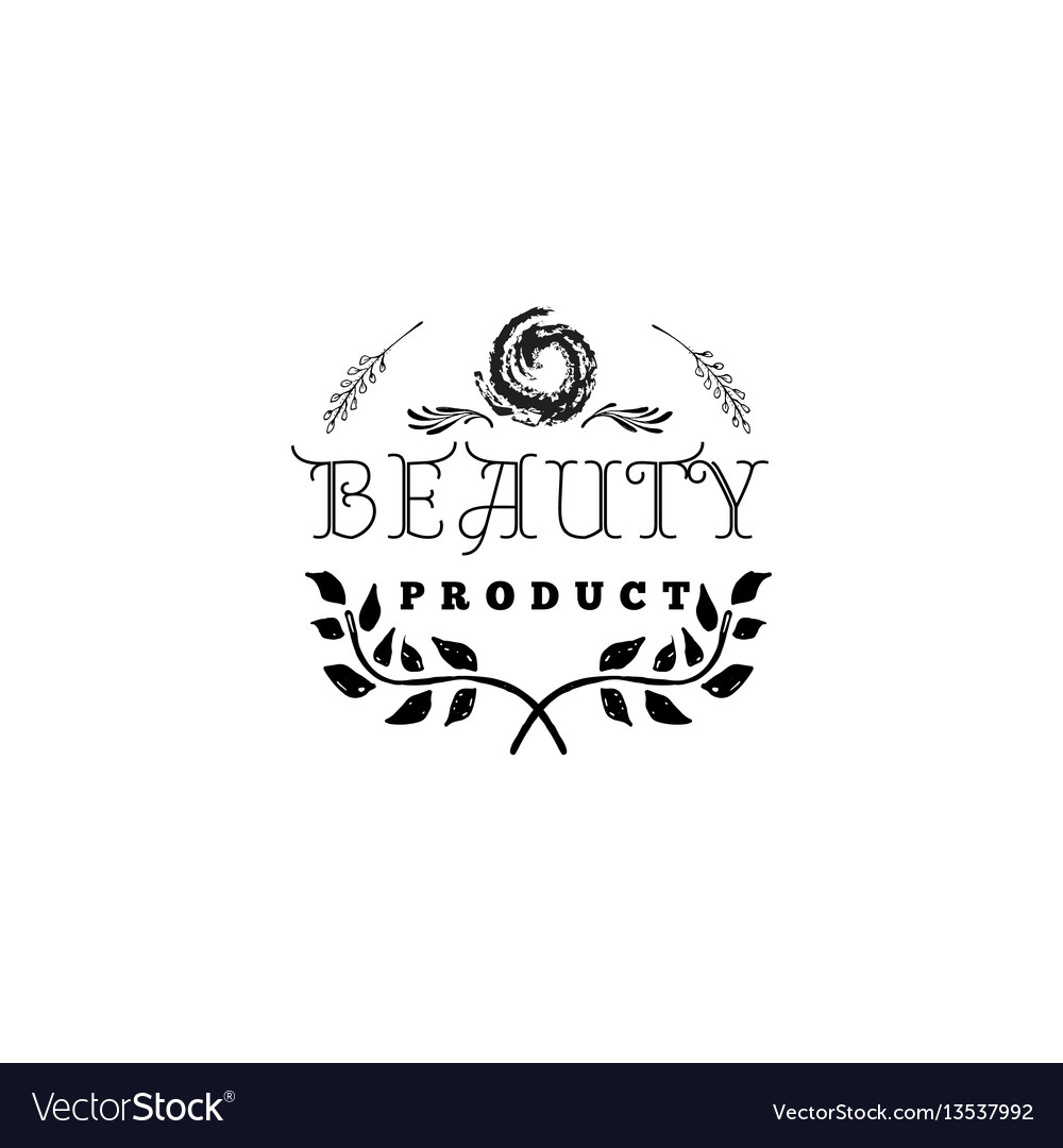 Beauty Salon Badge - Floral Style