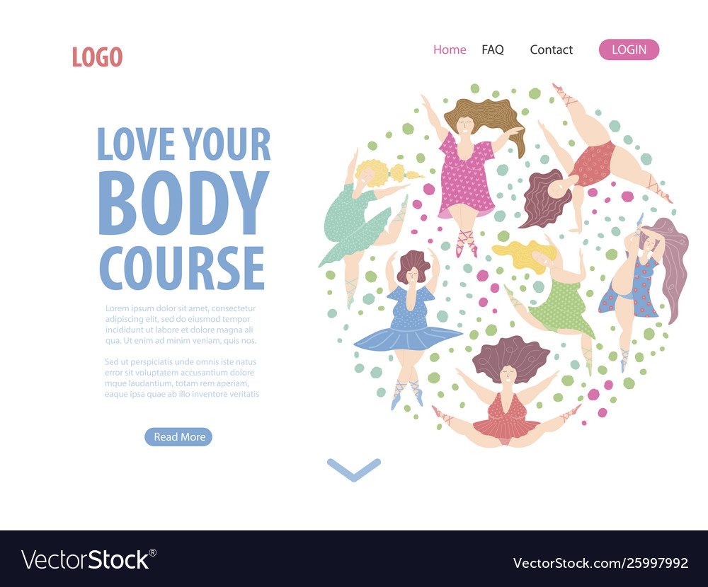 Body Positive Women Page - Vibrant Celebration