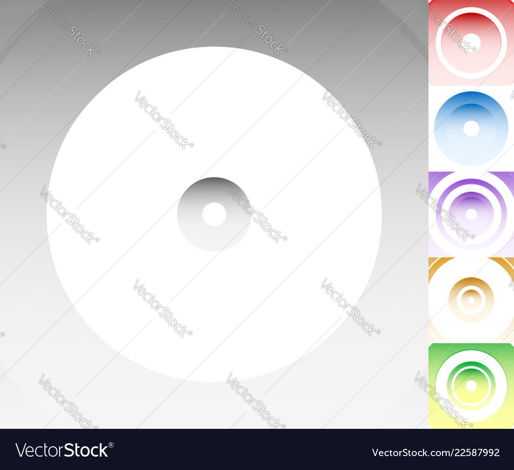 Colourful background set with circle oval shapes