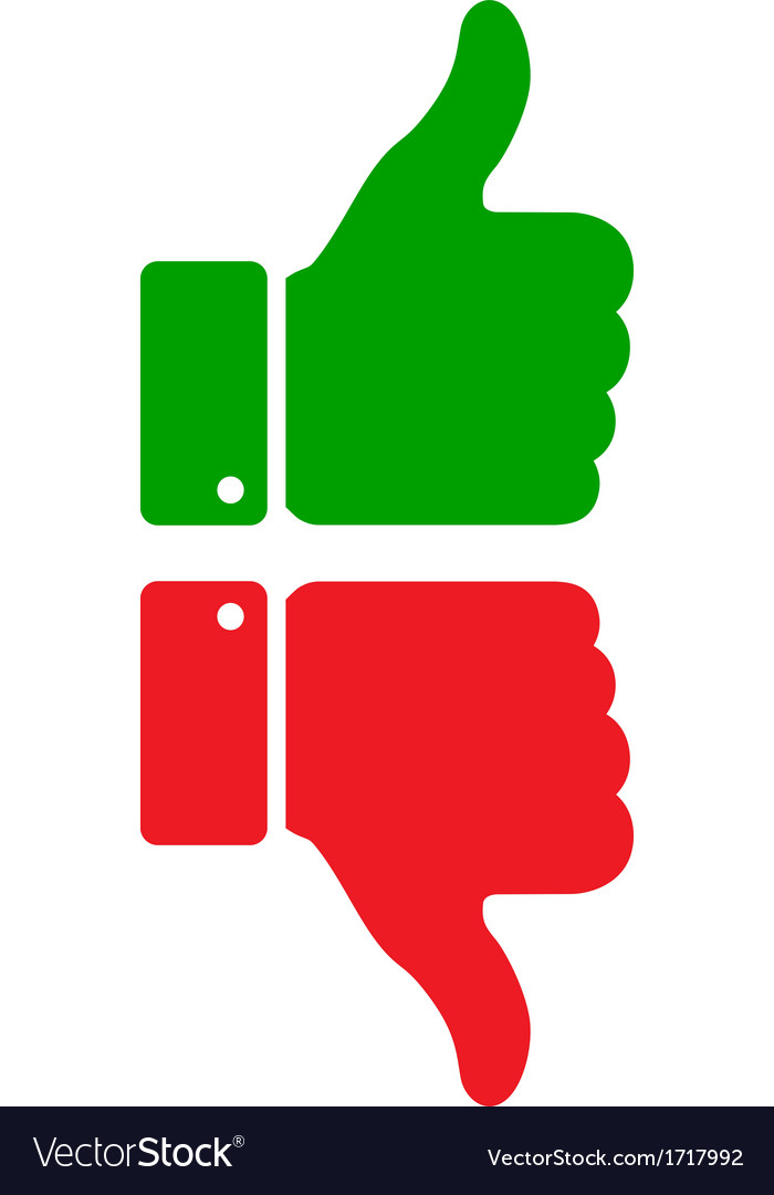 Thumb up icons