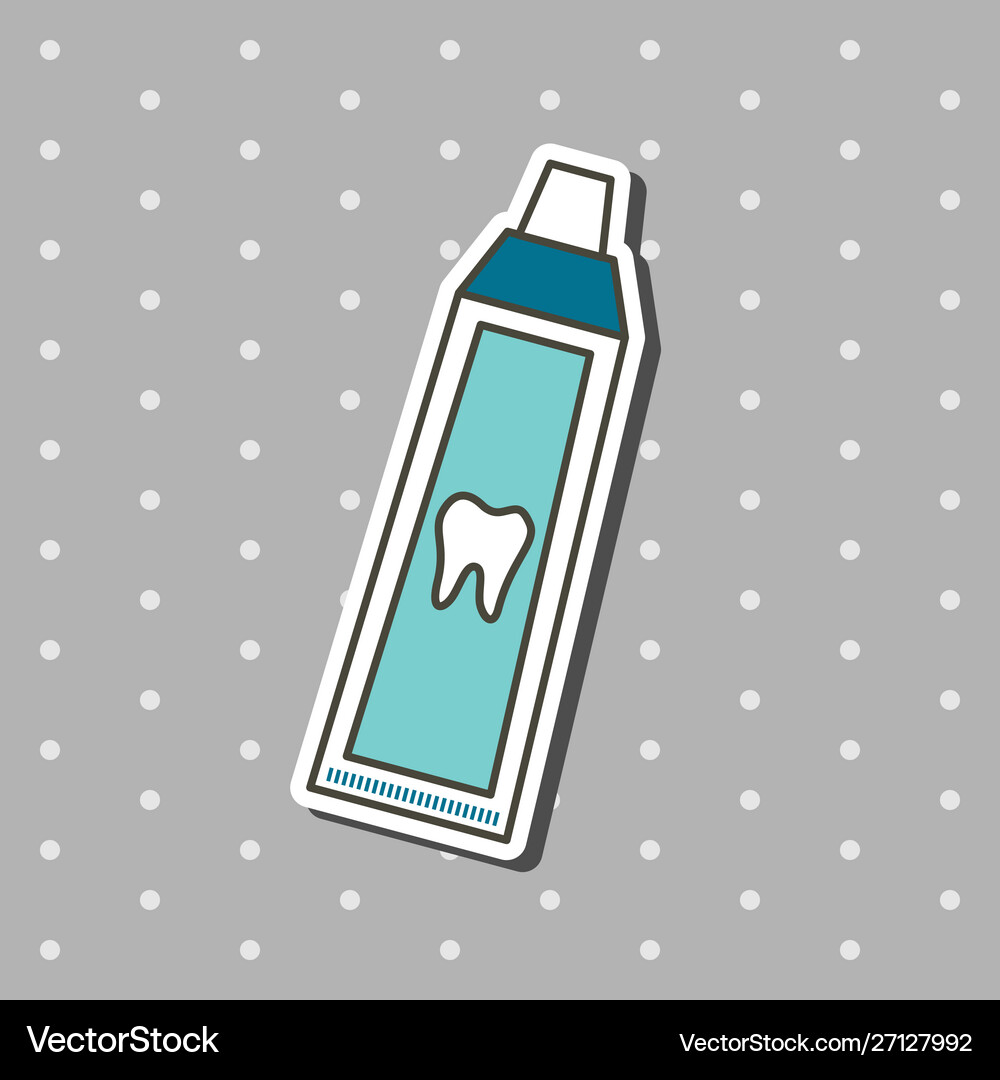Toothpaste for brushing teeth Royalty Free Vector Image