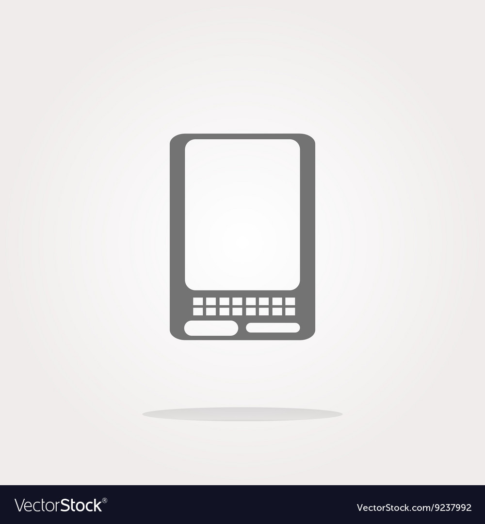 Web icon button with smart phone