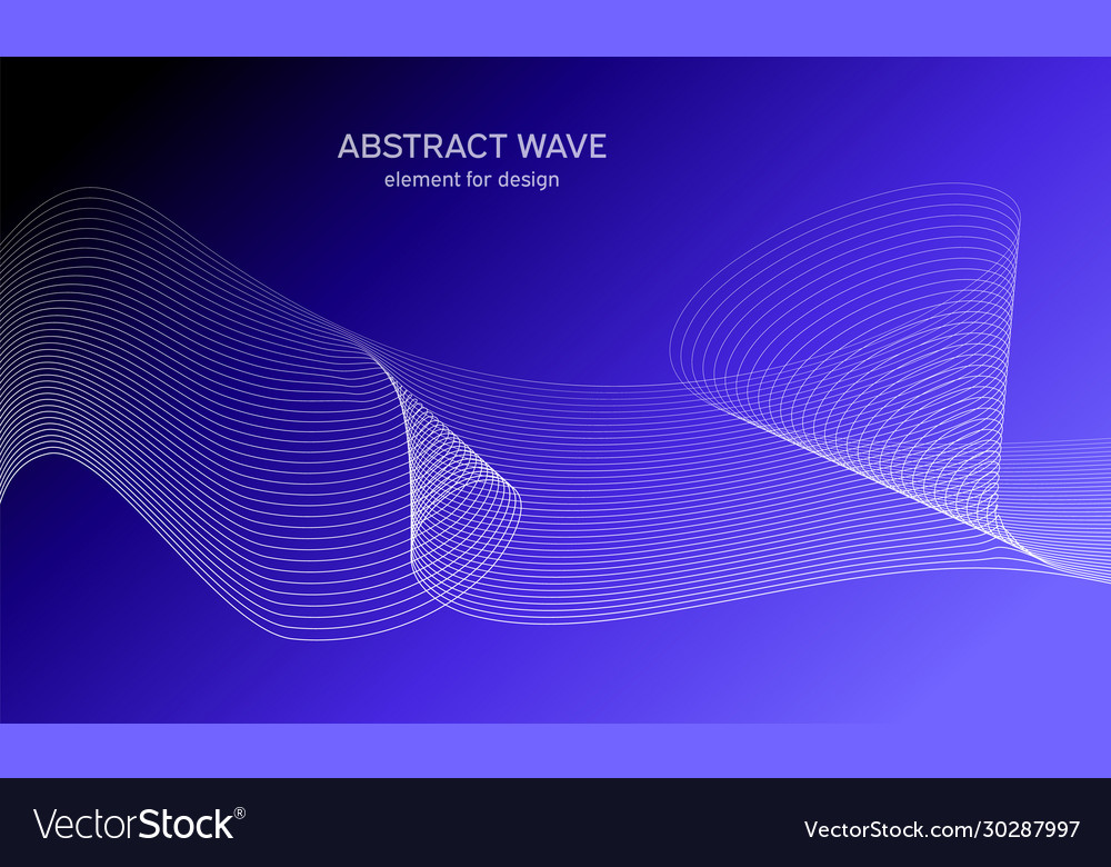 Abstract wave element for design digital vector image Abstract wave element for design digital