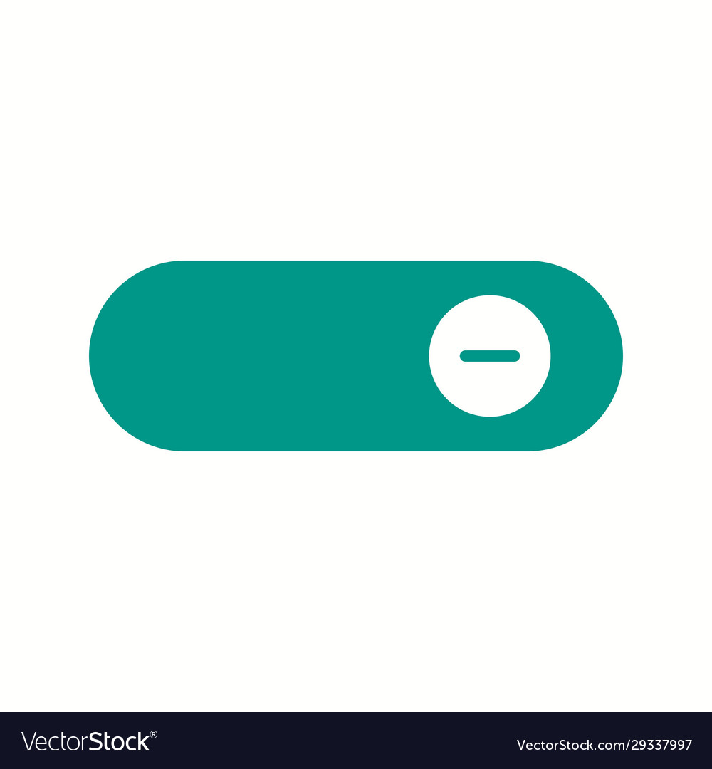 Beautiful slide button glyph icon