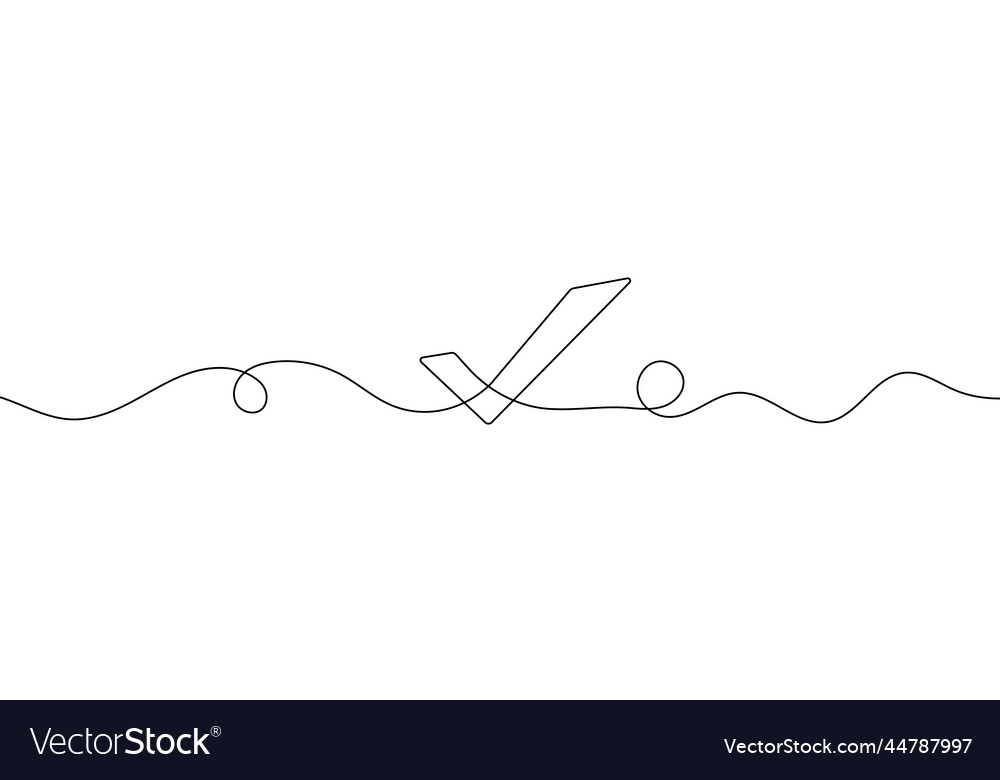 Continuous Line Checkmark
