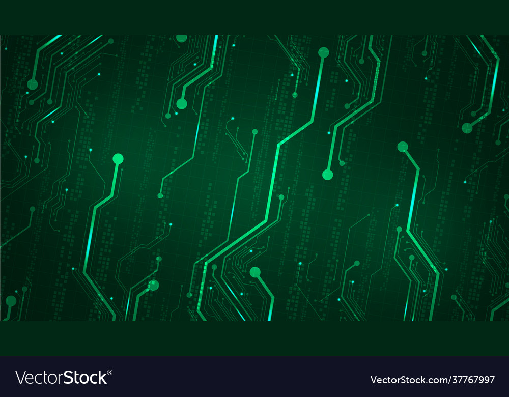Diagonal electronic circuit design on a dark vector image Diagonal electronic circuit design on a dark