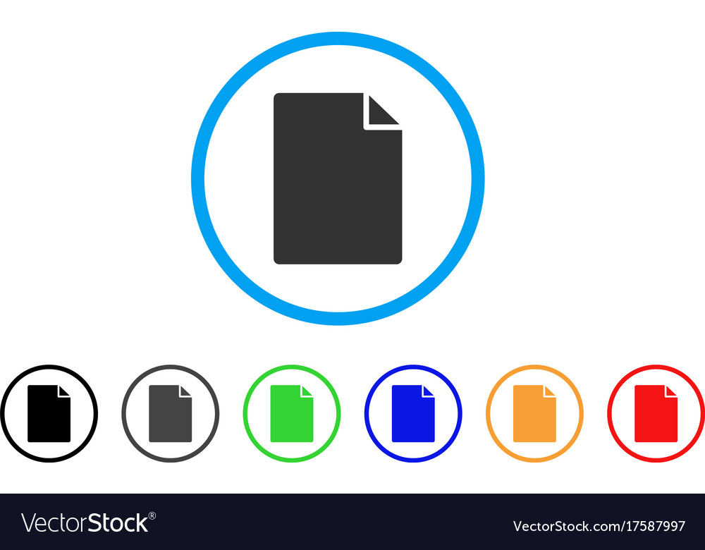 New file rounded icon