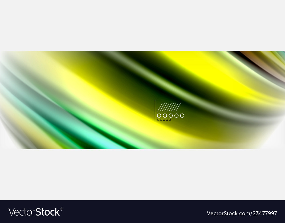 Smooth liquid blur wave background color flow vector image Smooth liquid blur wave background color flow