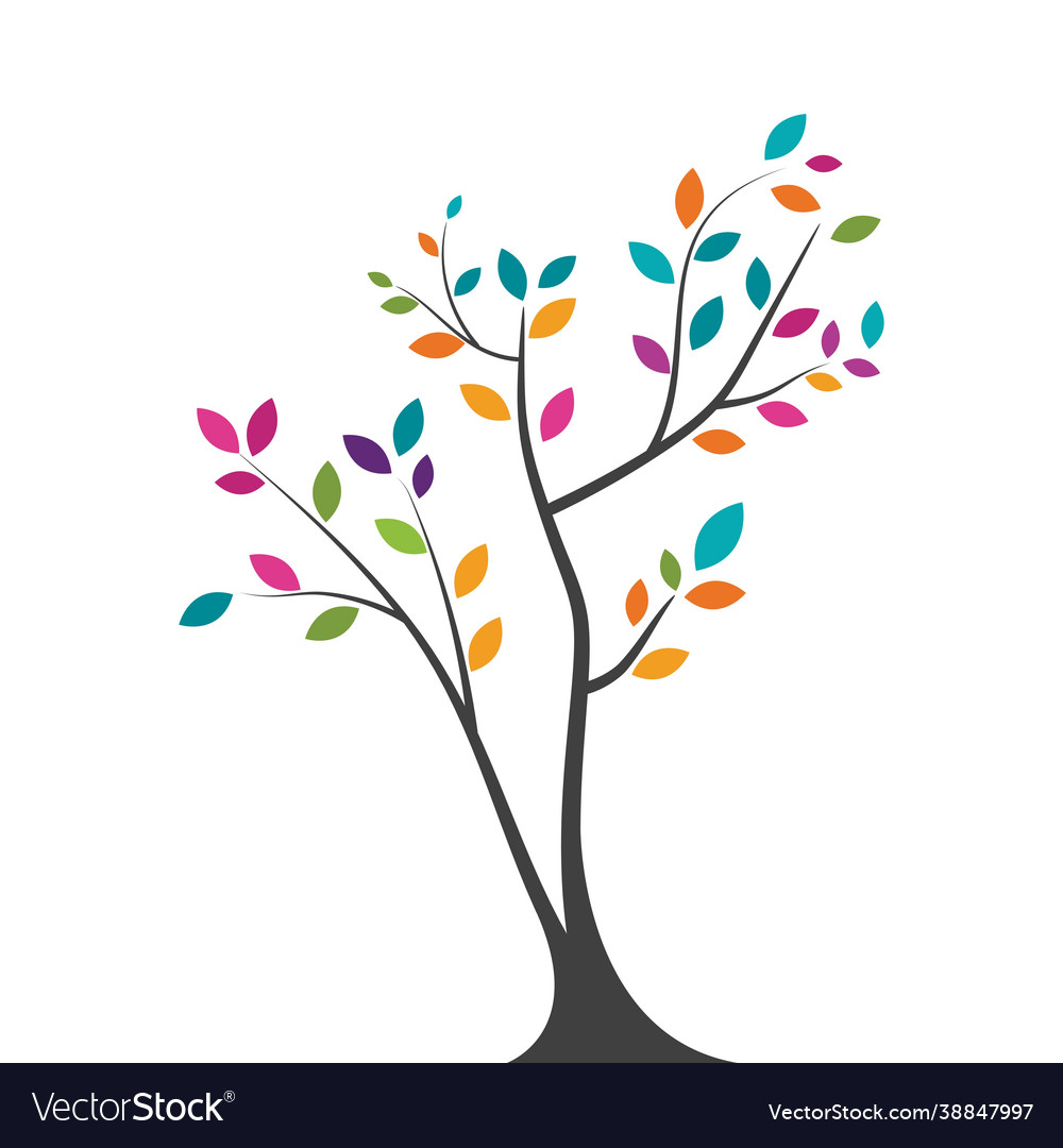 Tree branch design vector image Tree branch design