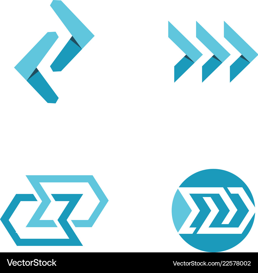 Abstract arrow logo Royalty Free Vector Image - VectorStock