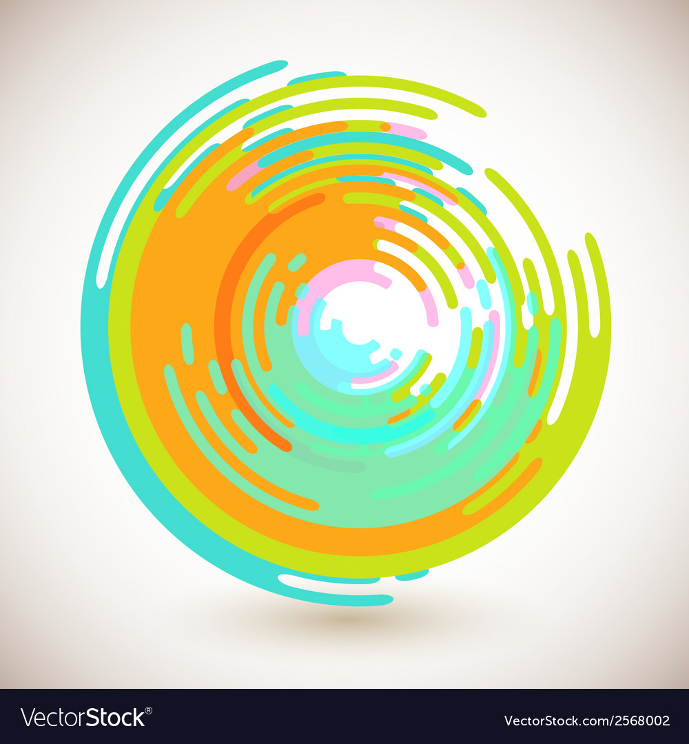 Abstract colorful circles background