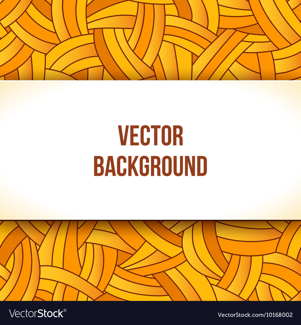 Banner Design With Square White Paper Frame Vector Image
