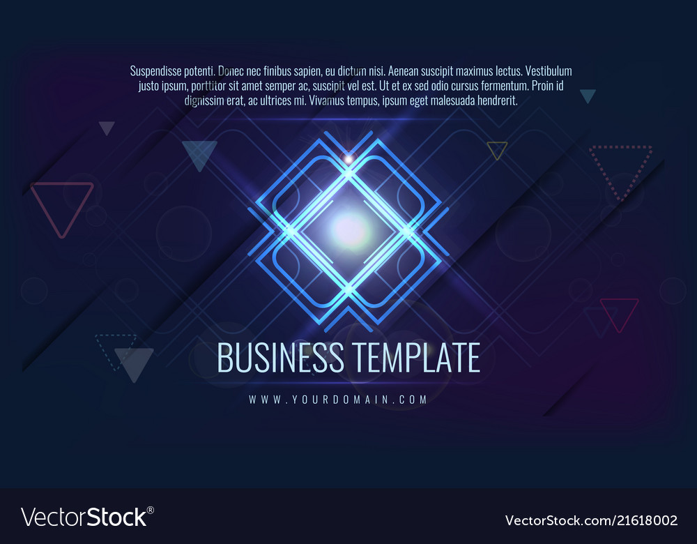 Business cover template also available