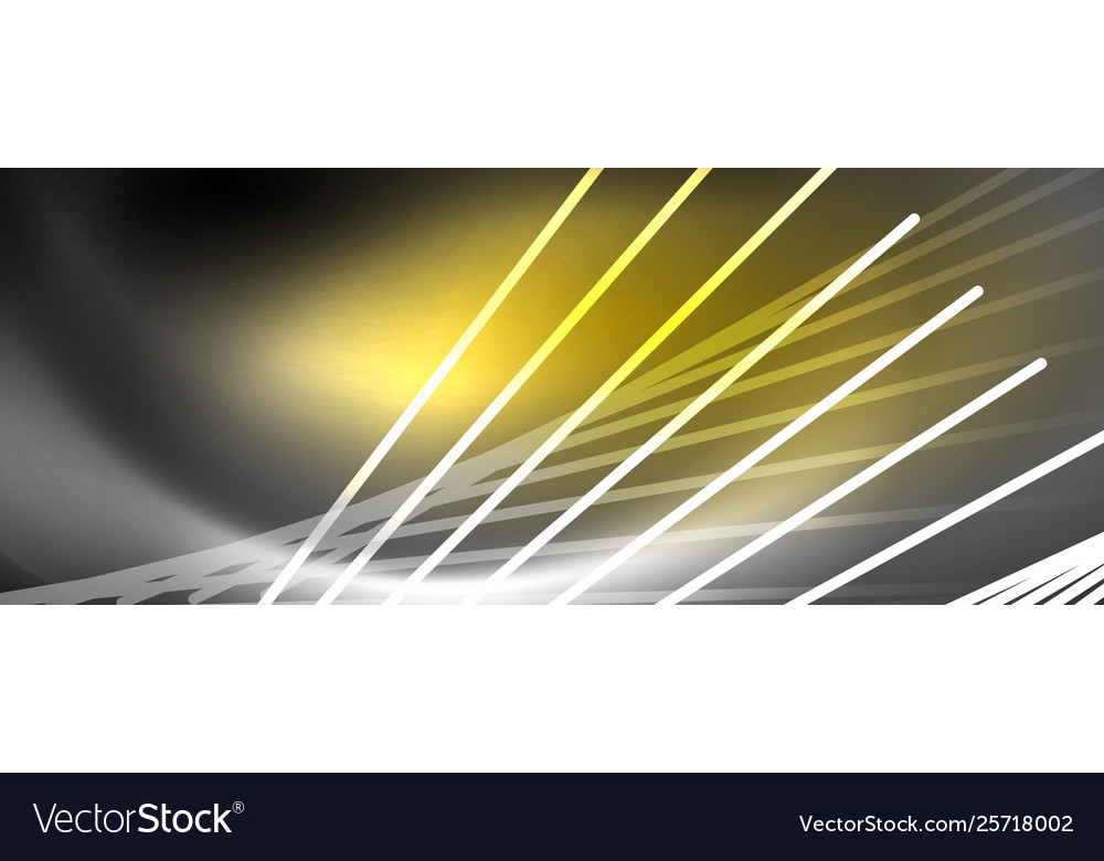 Color light with lines outer space background vector image Color light with lines outer space background