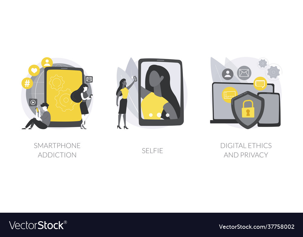 Digital behaviour abstract concept