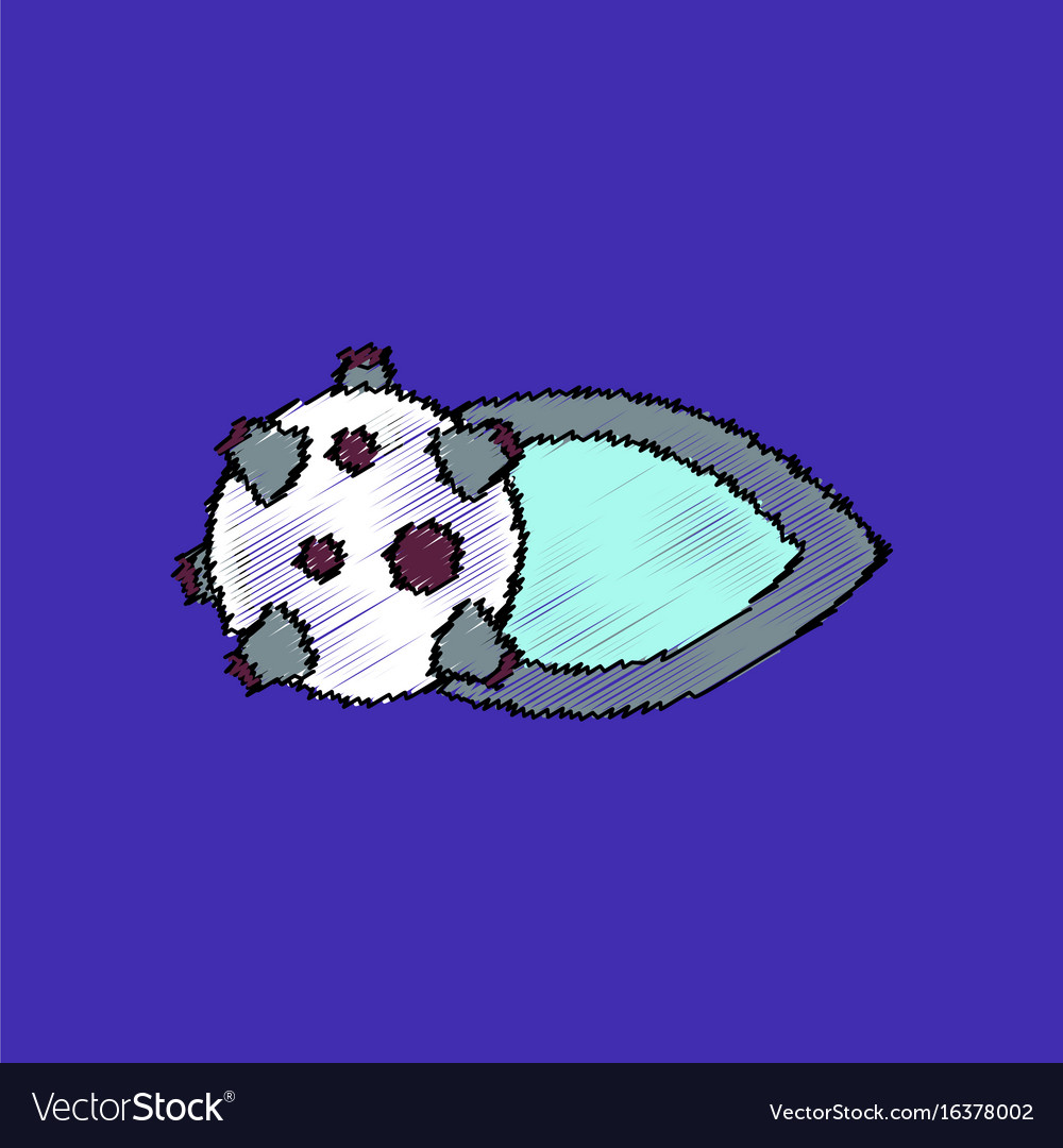 Flat icon design collection space comet in stroke
