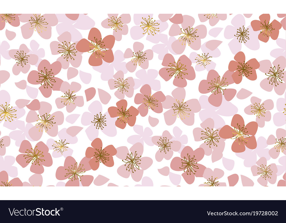 Luxury elegant floral seamless pattern