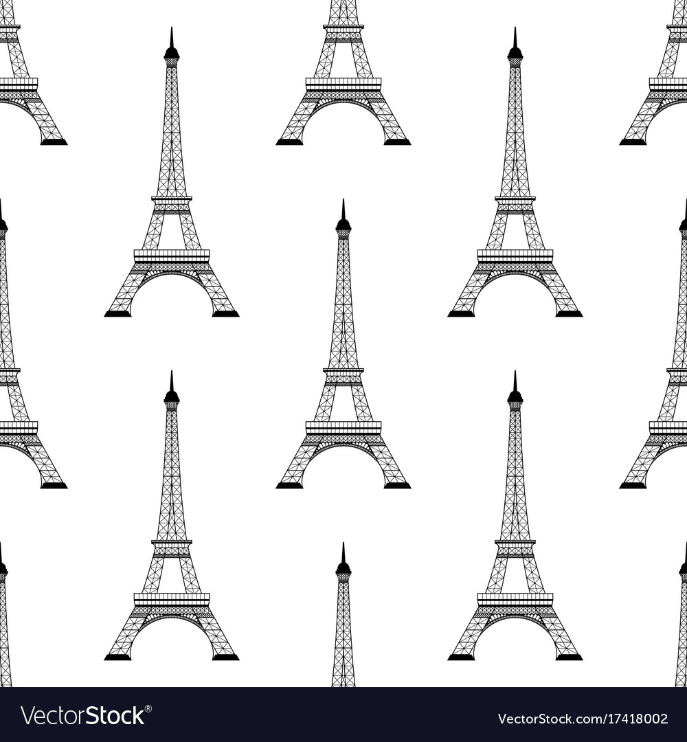 Seamless of eiffel tower