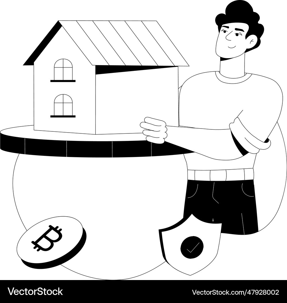 Secure banking Royalty Free Vector Image - VectorStock