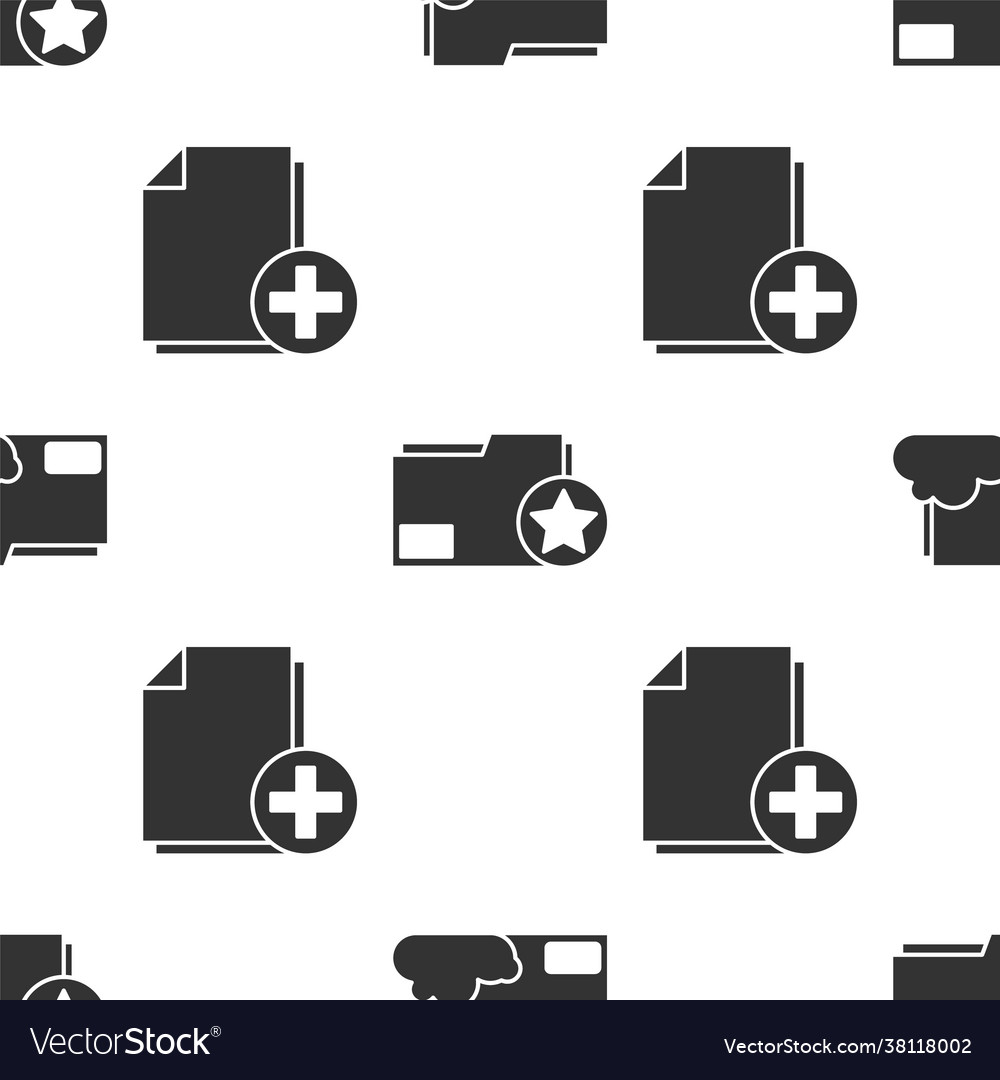 Set cloud storage text document folder vector image Set cloud storage text document folder