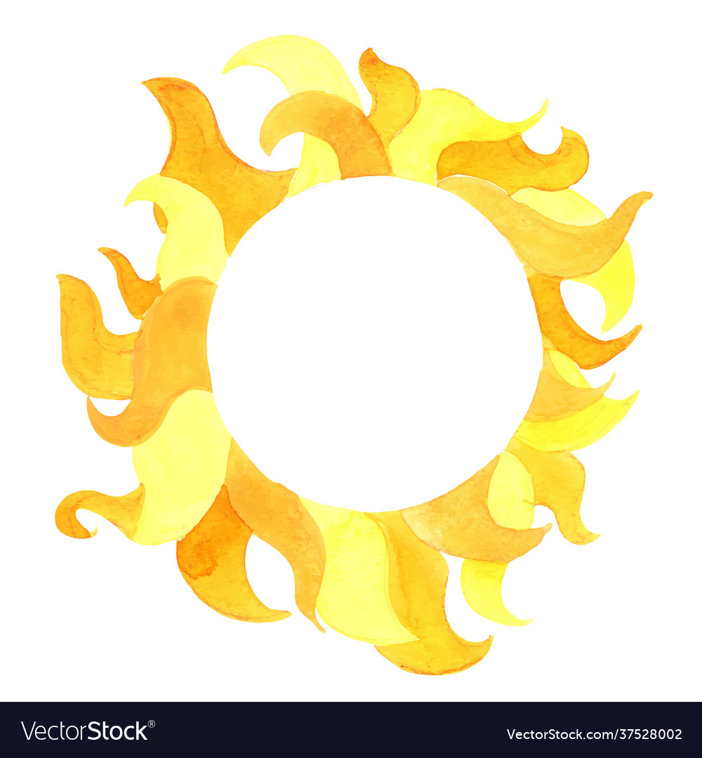 Watercolor Flame Background