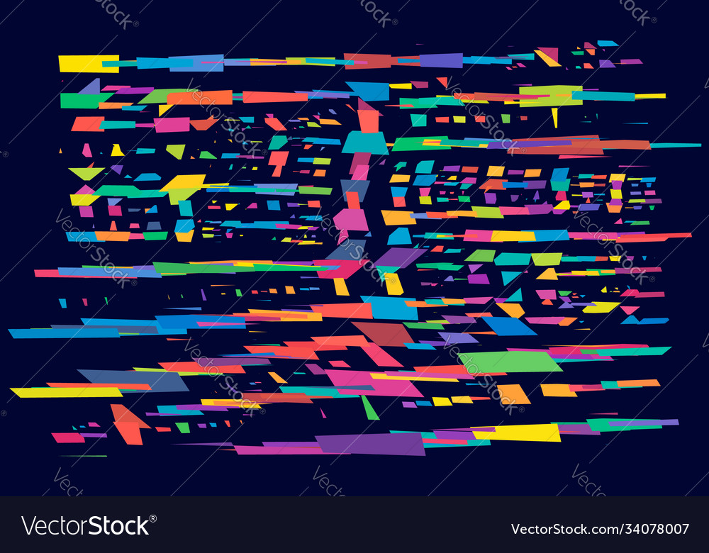 Abstract art - random geometry shapes generative vector image Abstract art - random geometry shapes generative