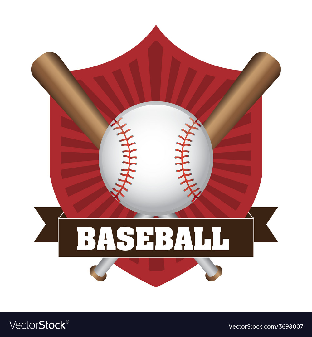 Baseball design Royalty Free Vector Image - VectorStock