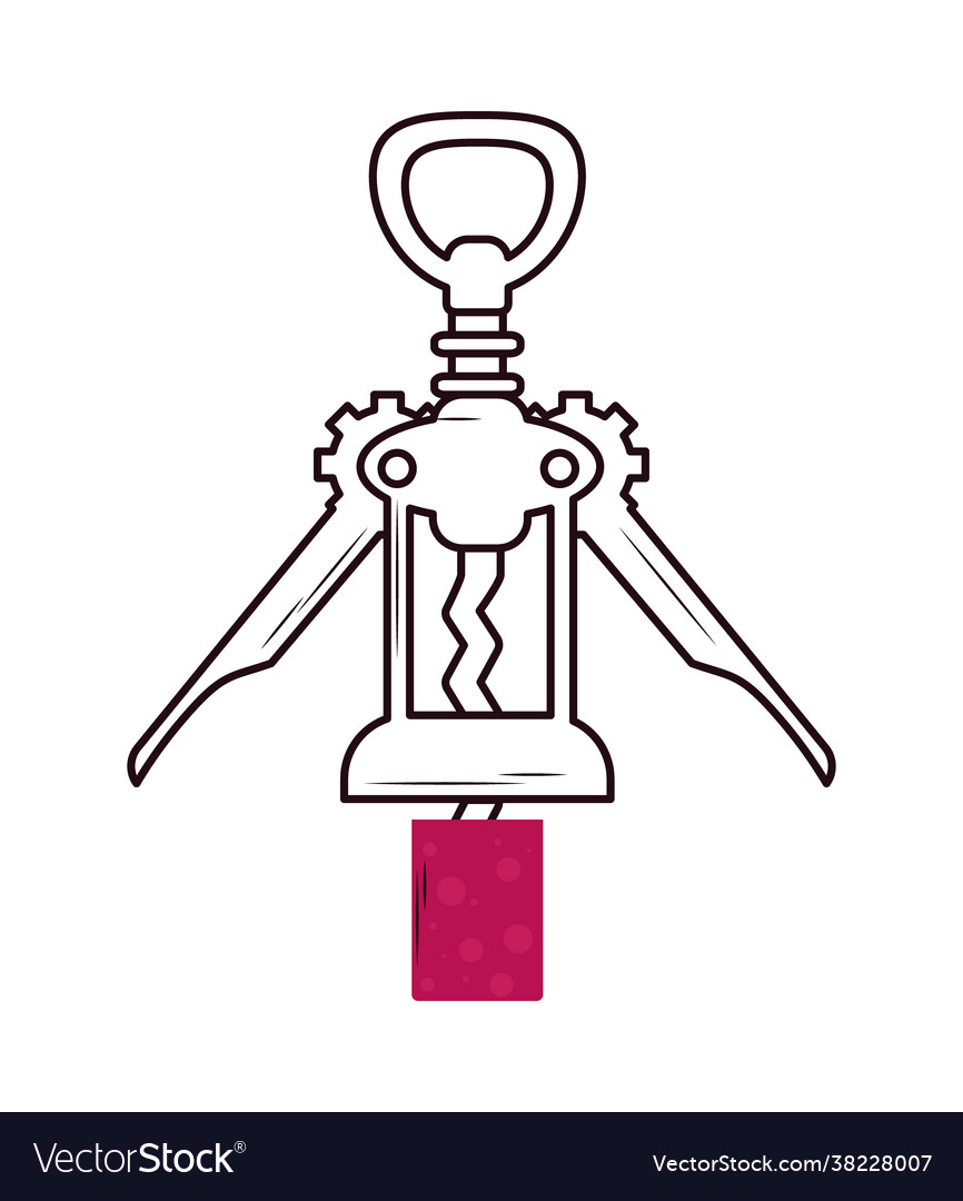 Corkscrew icon image Royalty Free Vector Image