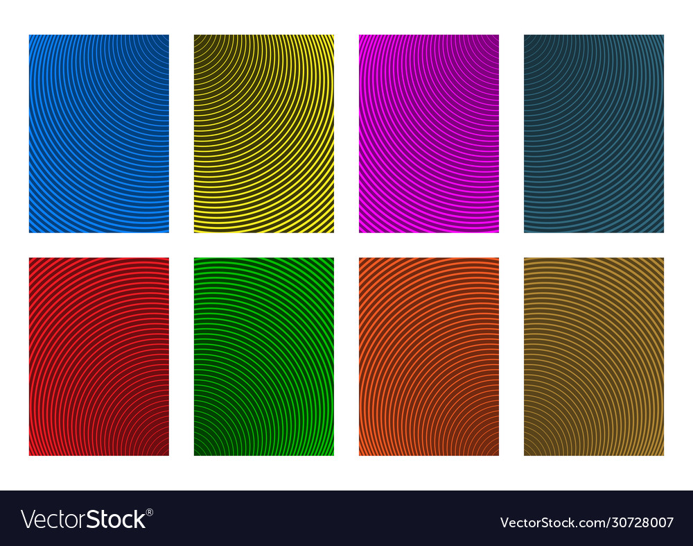 Set abstract background design templates vector image Set abstract background design templates