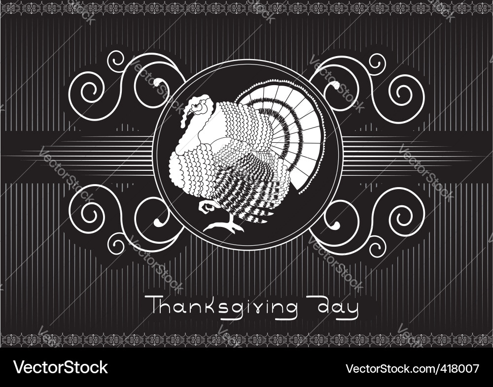Thanksgiving background Royalty Free Vector Image