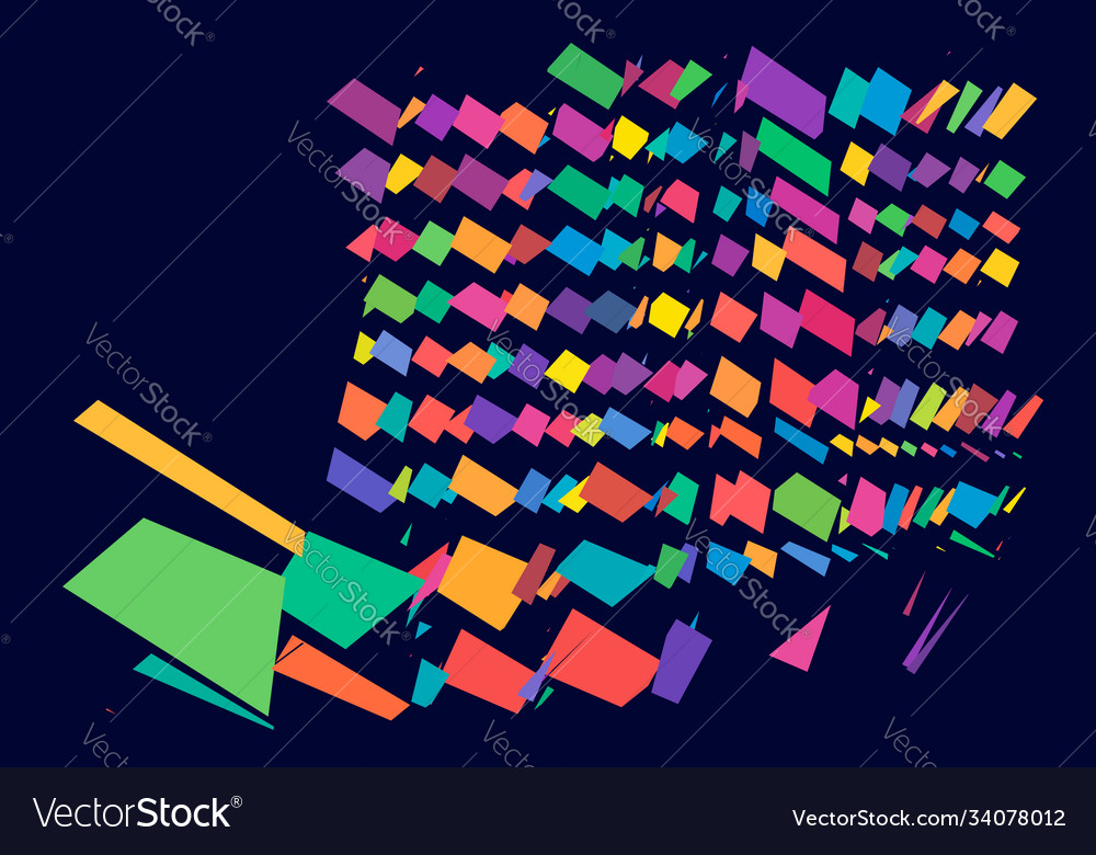 Abstract art - random geometry shapes generative vector image Abstract art - random geometry shapes generative